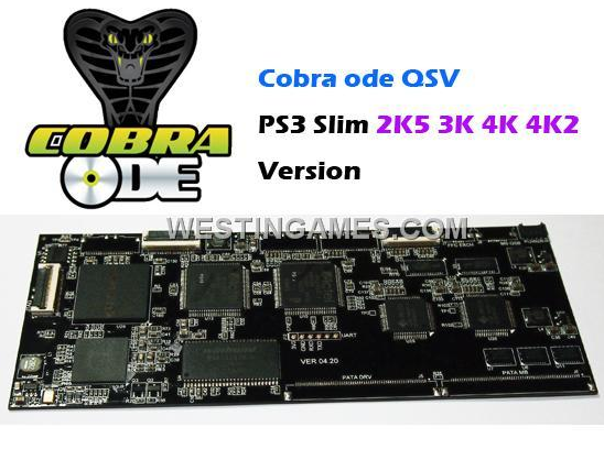 COBRA QSV PLAYSTATION 3 SLM/SUPER SLIM  ~ 75 EUR ~ 85 EUR
